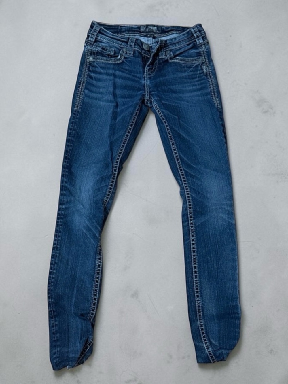 Silver Jeans Women's Skinny Jeans - Dark Blue​